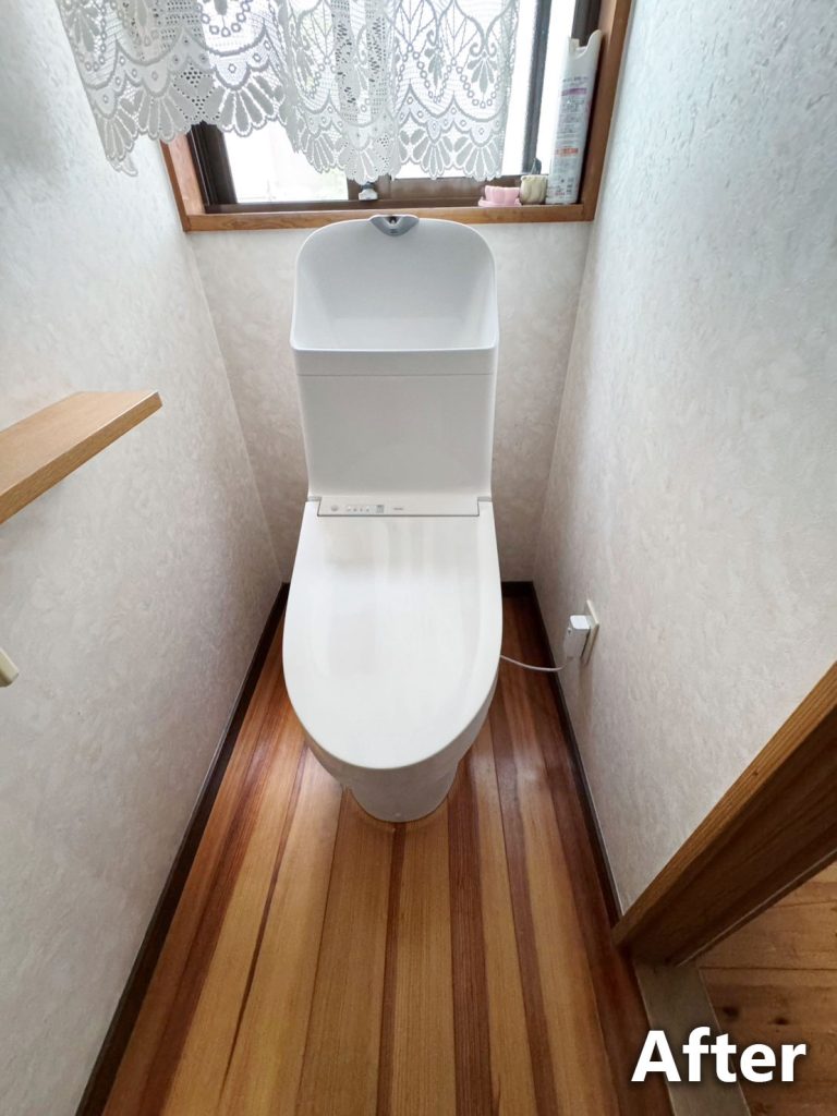 トイレリフォーム後