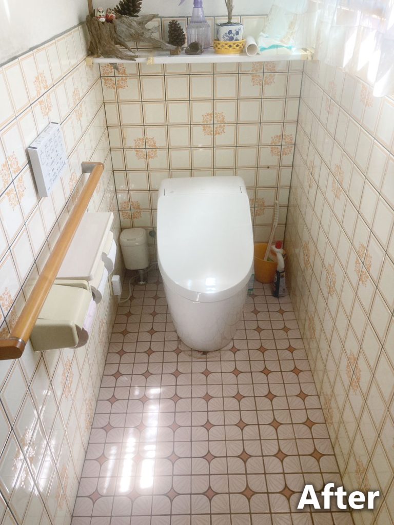 トイレリフォーム後
