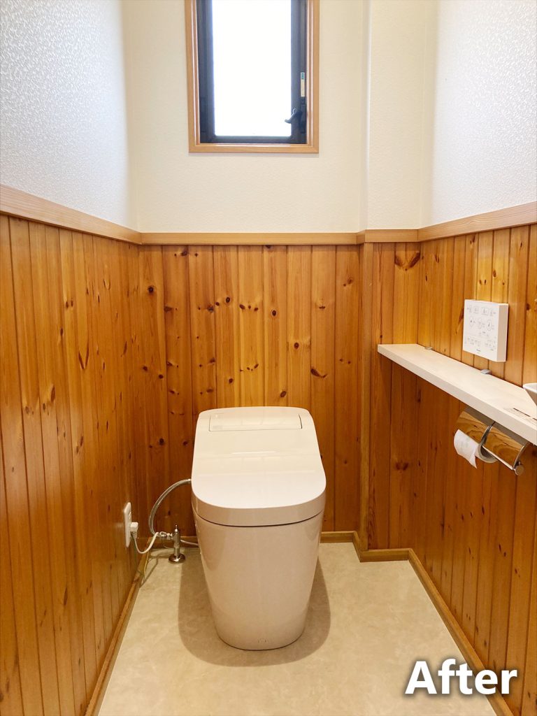 トイレリフォーム後