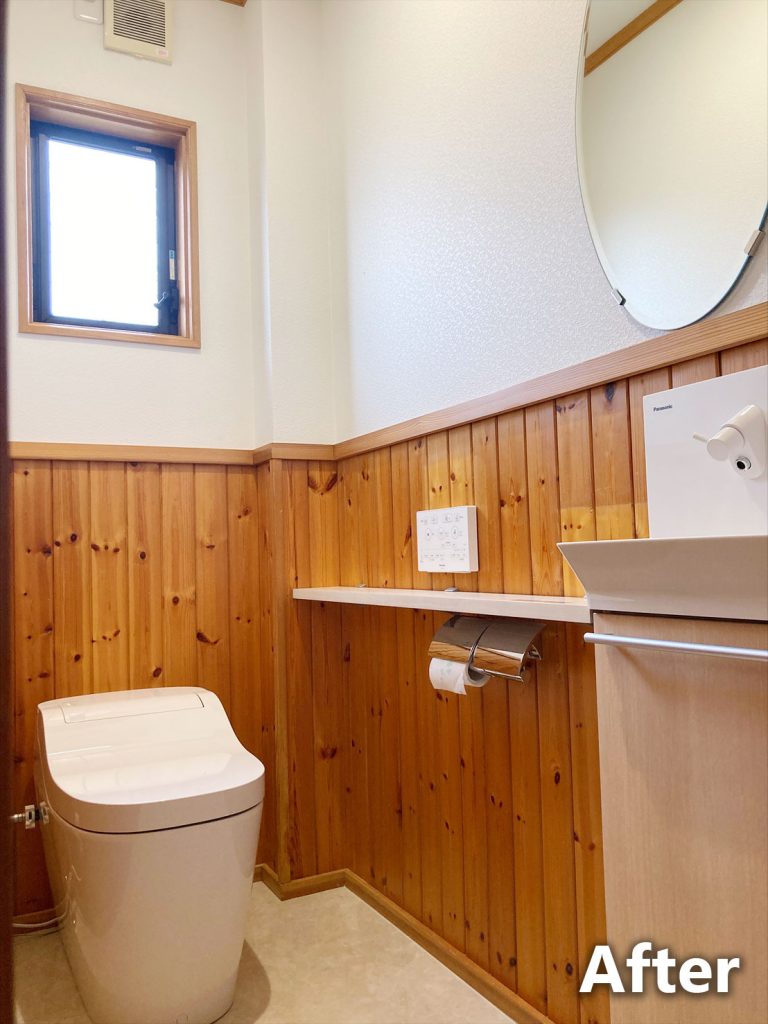 トイレリフォーム後
