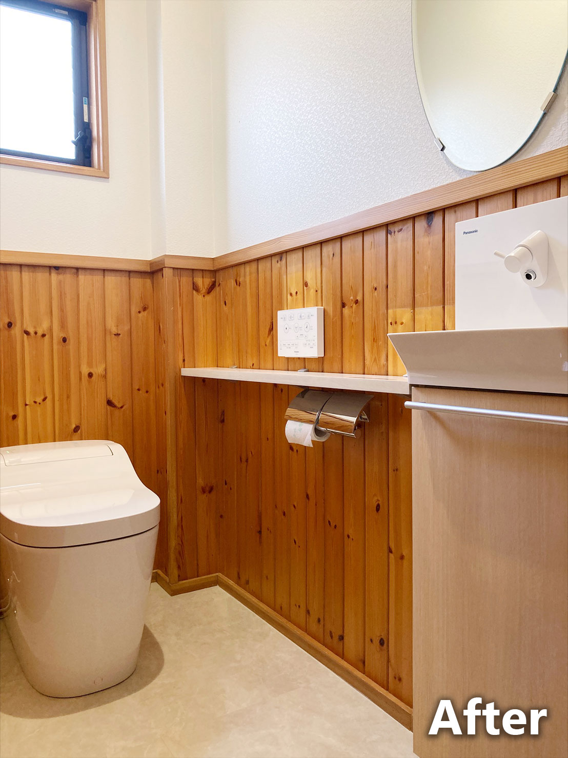 トイレリフォーム後