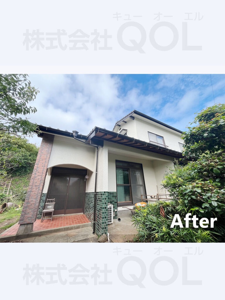 外壁塗装後
