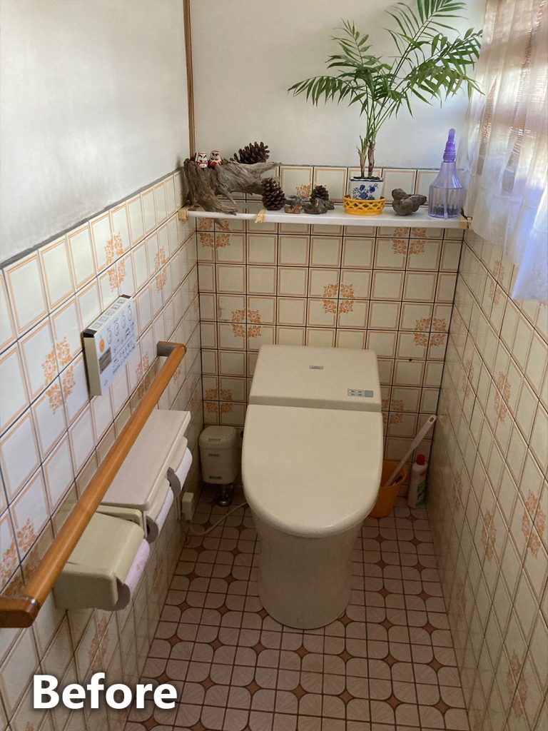 トイレリフォーム前