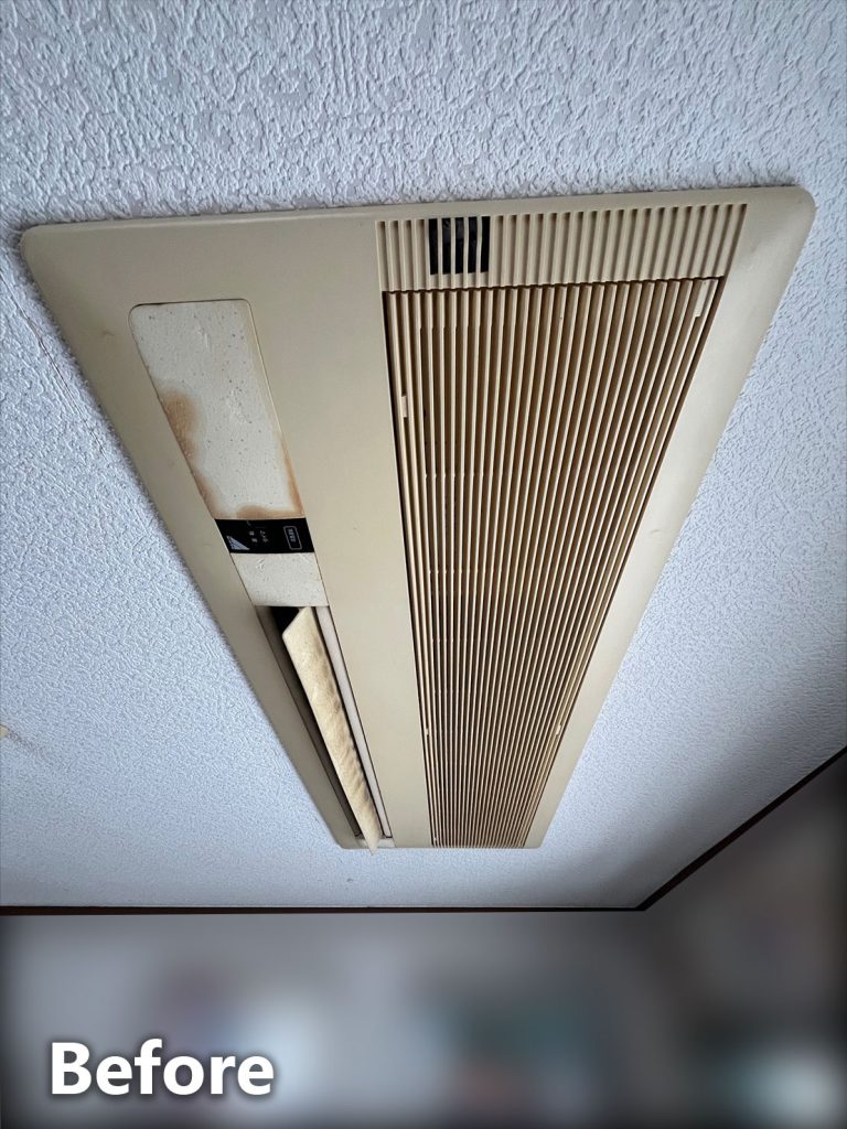 エアコン取外し前