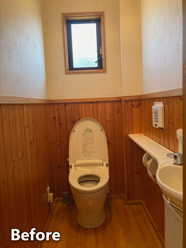 トイレリフォーム前