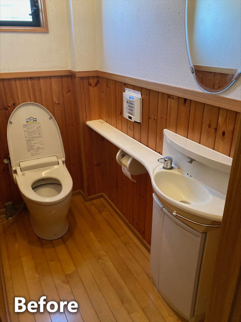 トイレリフォーム前