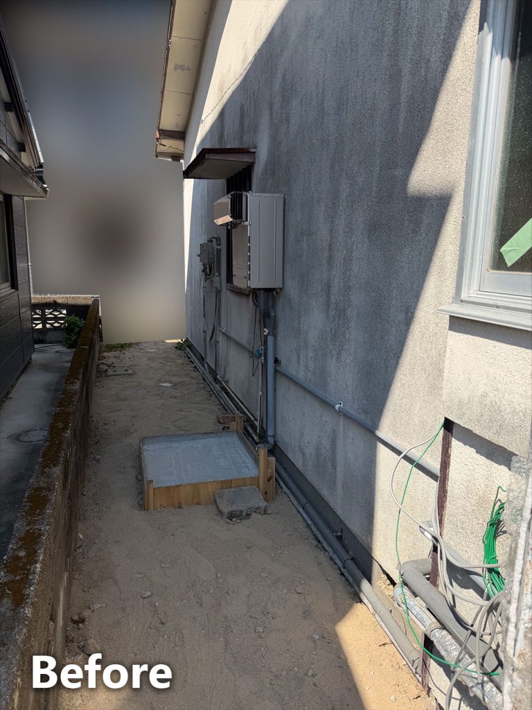 エコキュート設置前