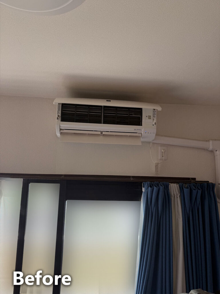 エアコン設置前