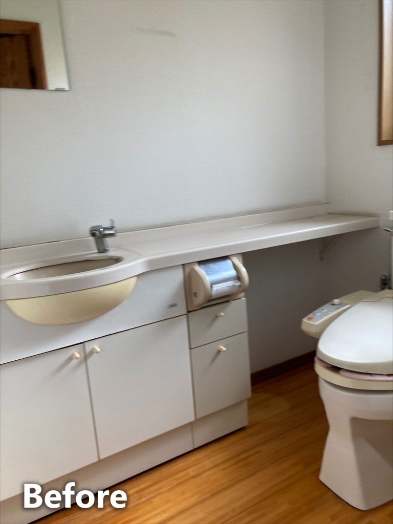 トイレリフォーム前