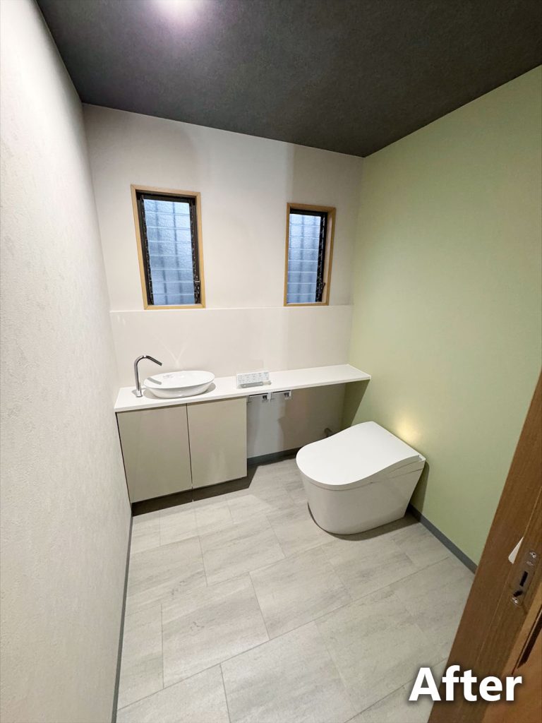 トイレリフォーム後