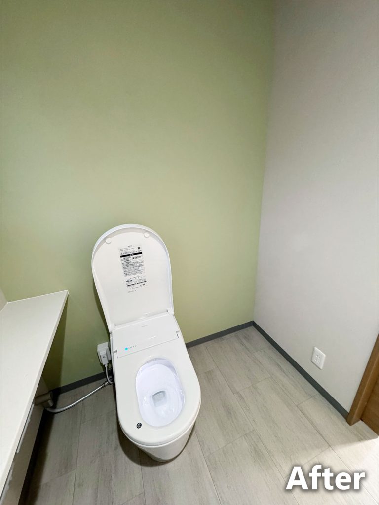 トイレリフォーム後