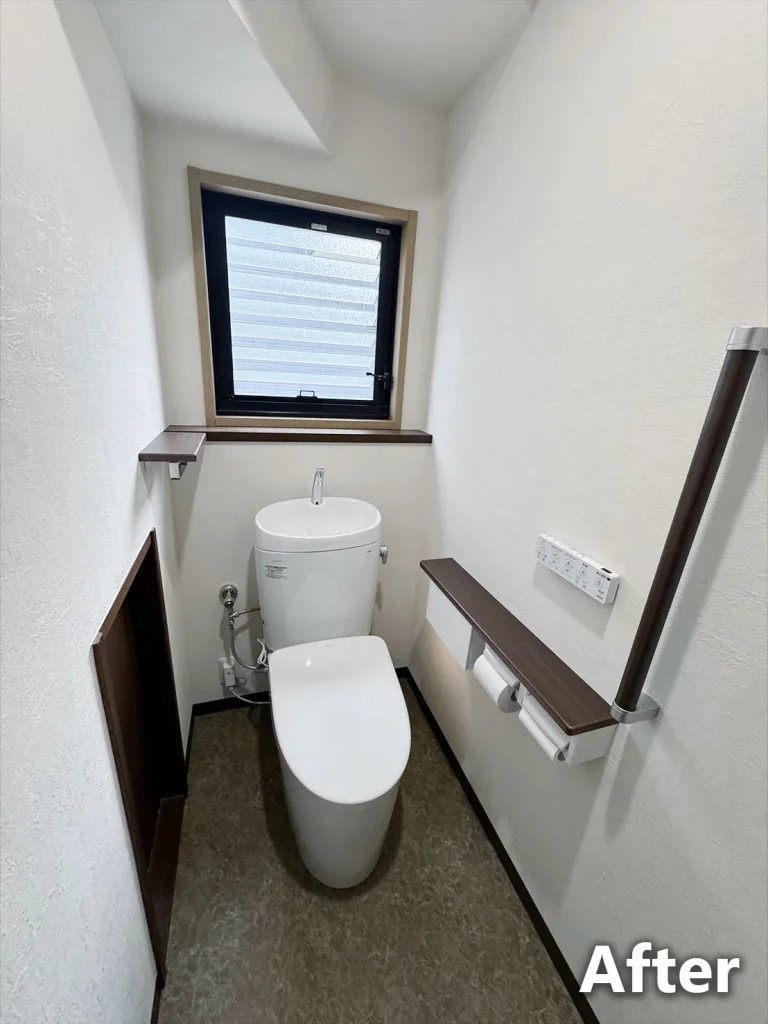 トイレリフォーム後