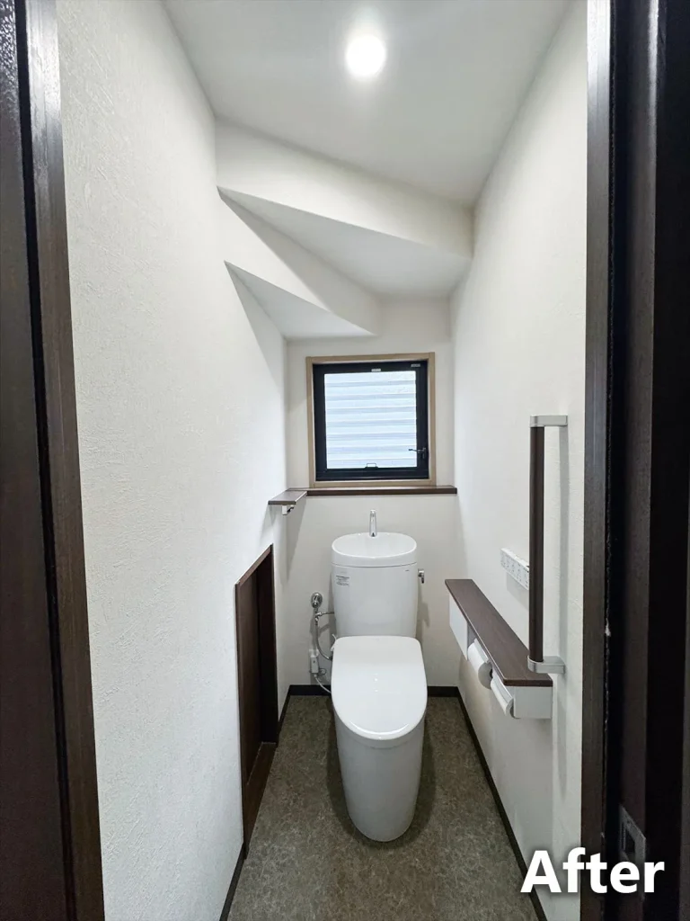 トイレリフォーム後