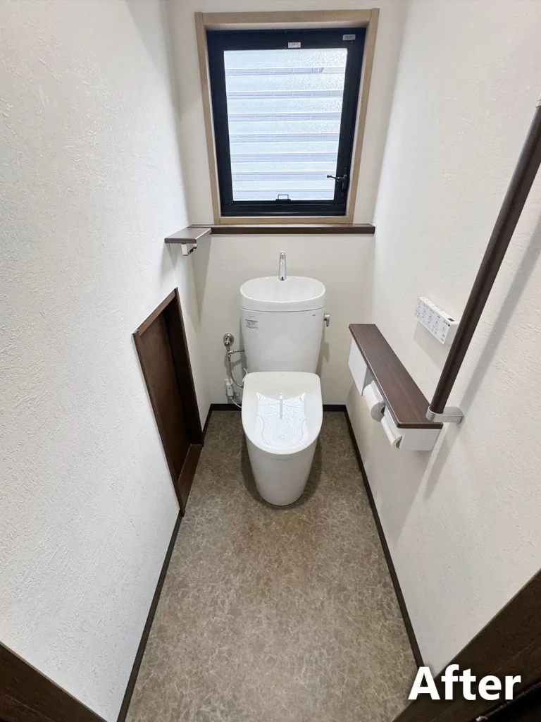 トイレリフォーム後