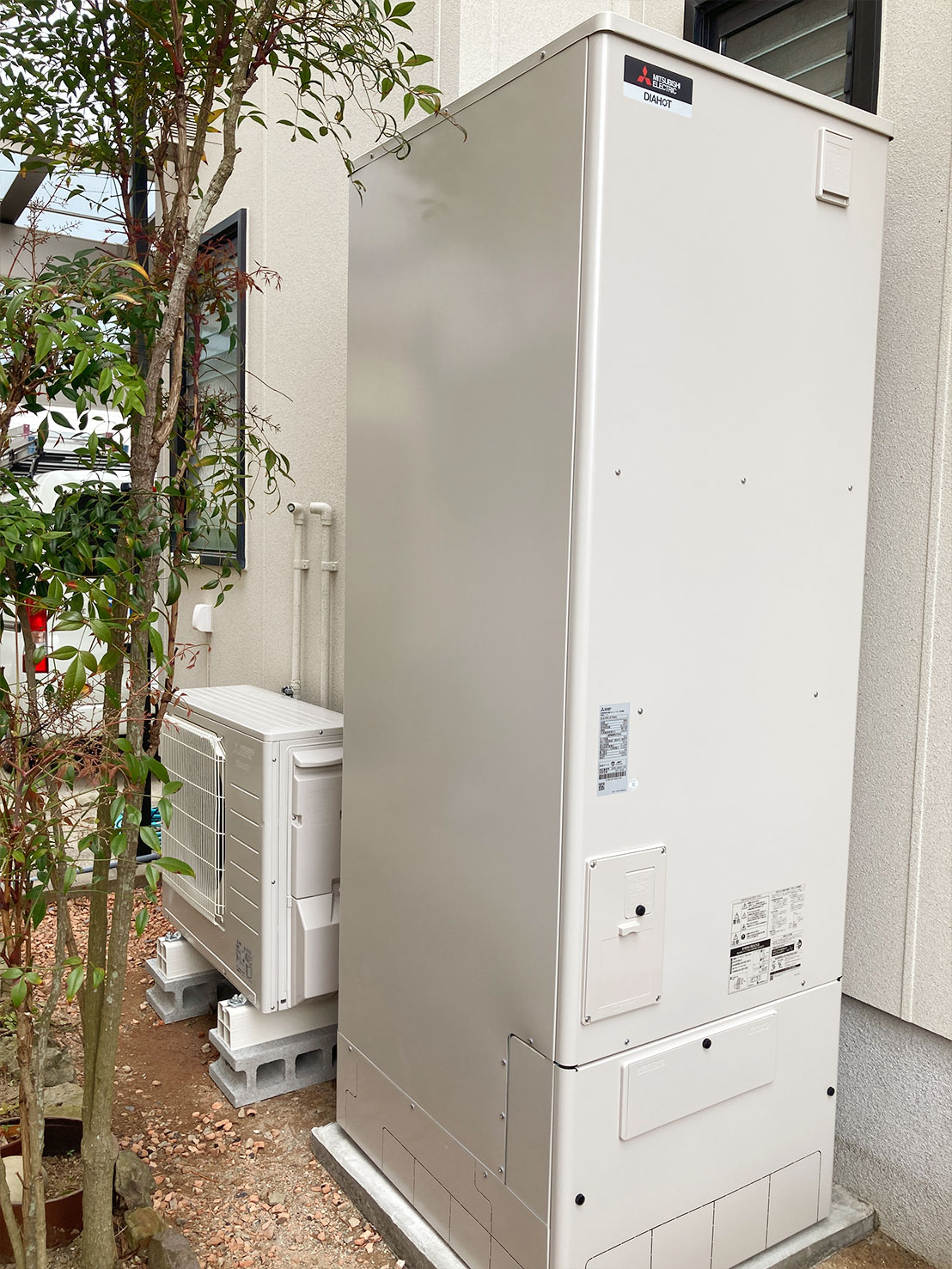 エコキュート施工後全体画像