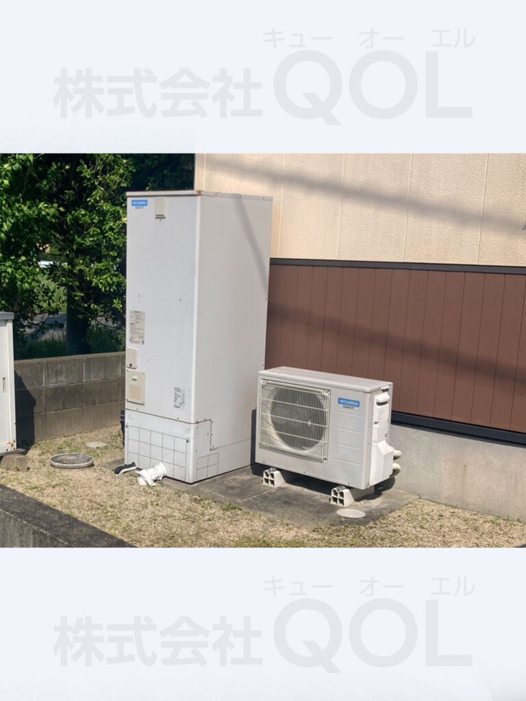 エコキュート施工ビフォー画像