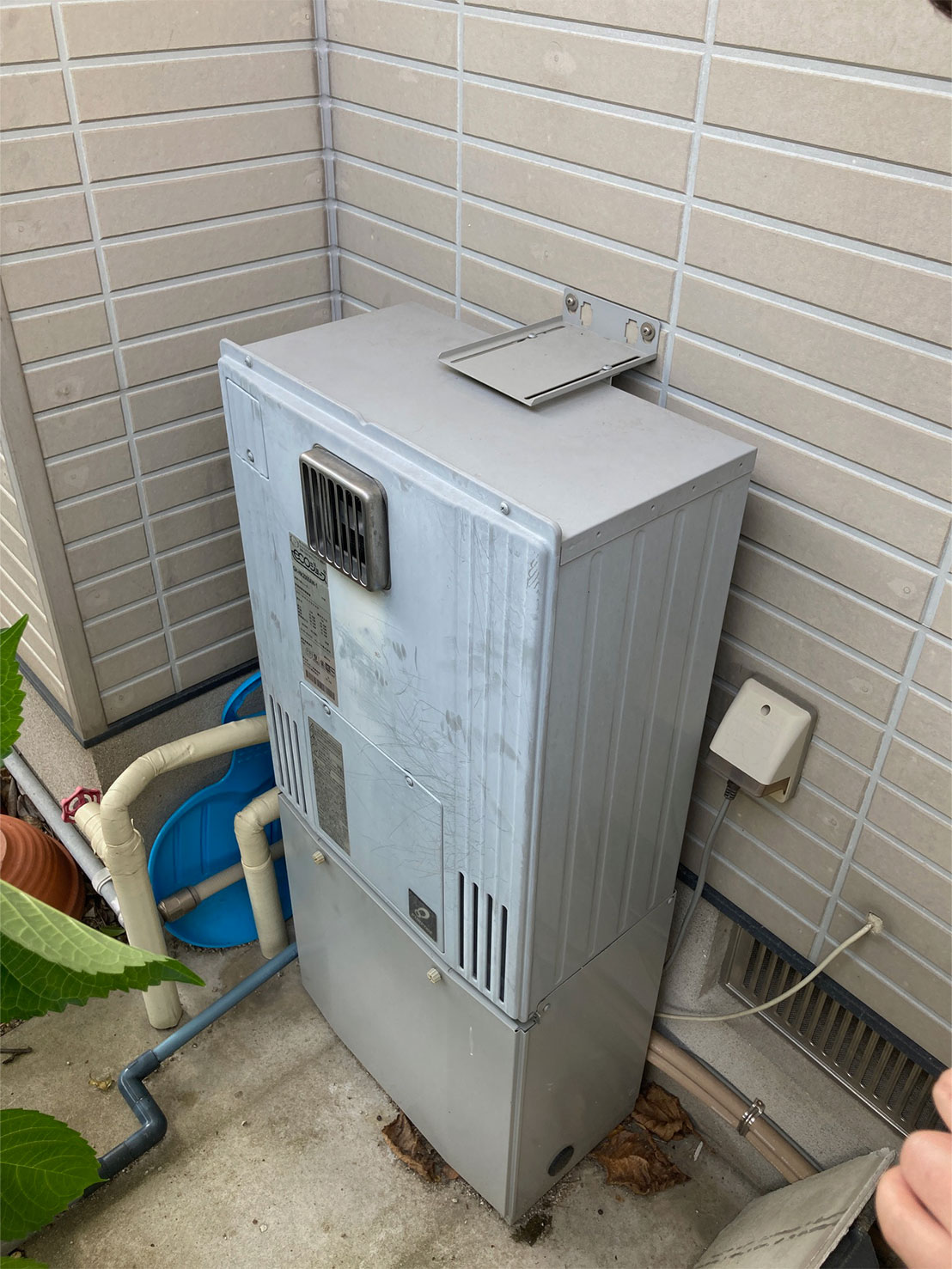 エコキュート施工前全体写真