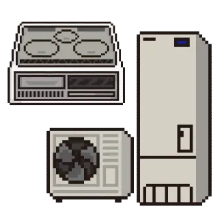 ドットエコキュートとIH