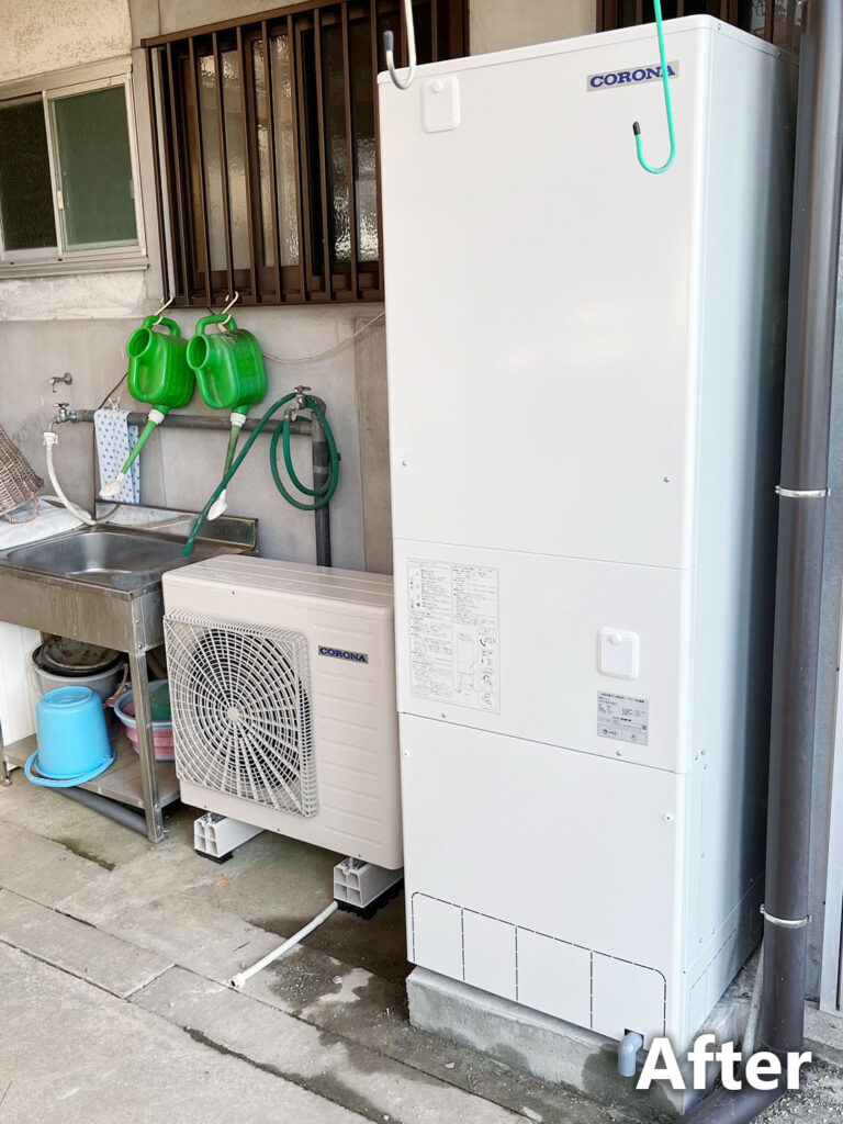 エコキュート施工後