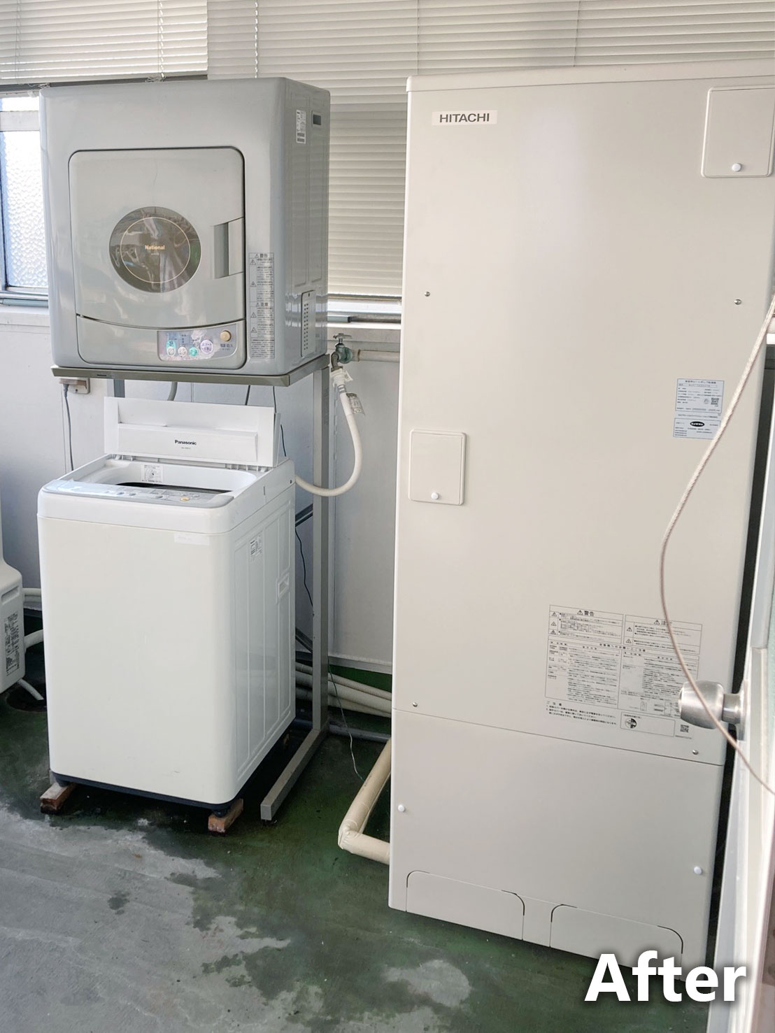 エコキュート施工後全体画像