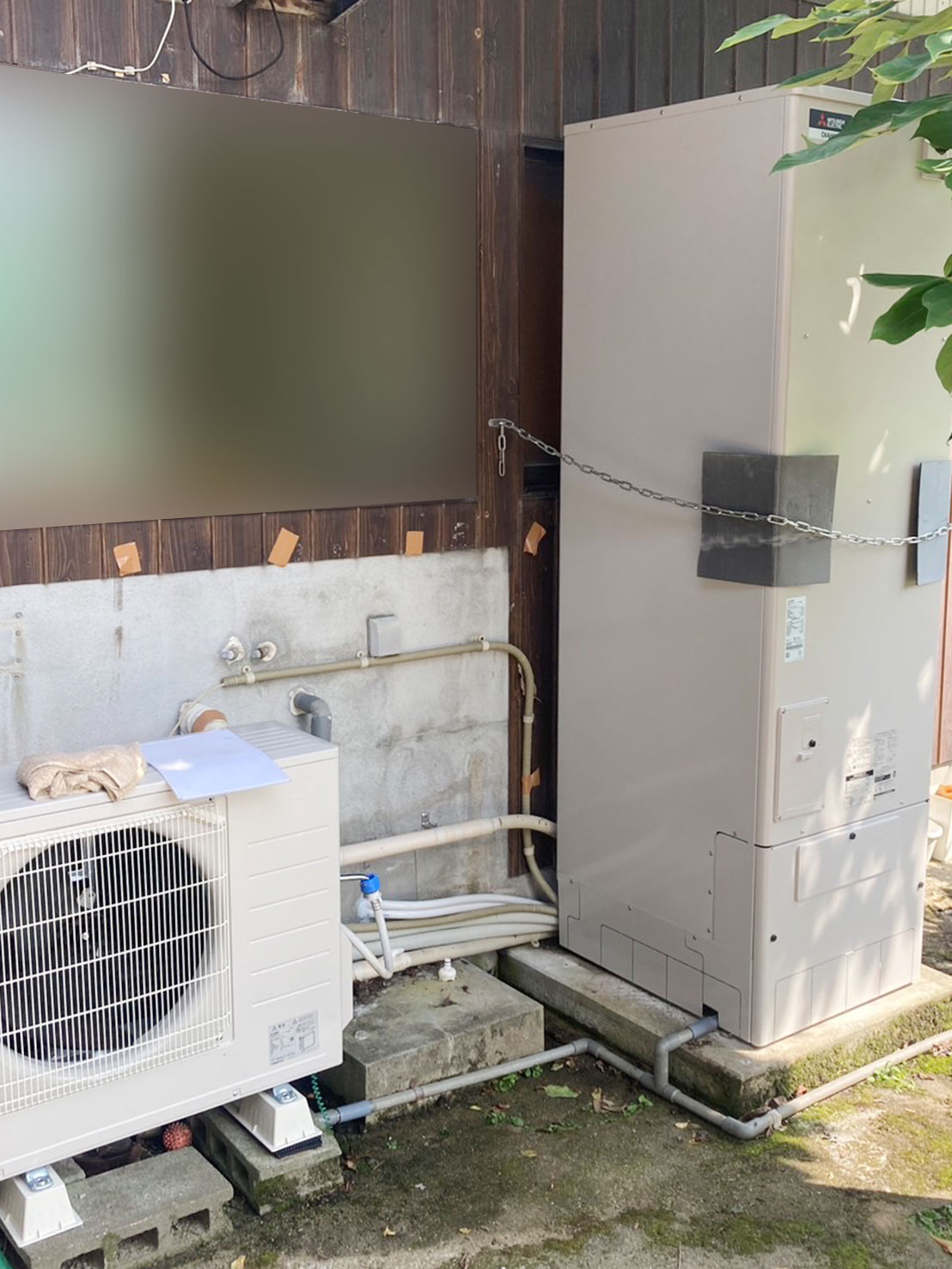 エコキュート施工後画像