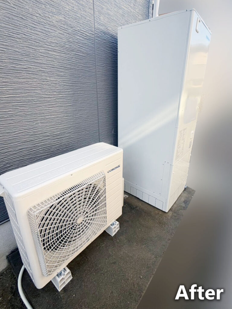 エコキュート設置後