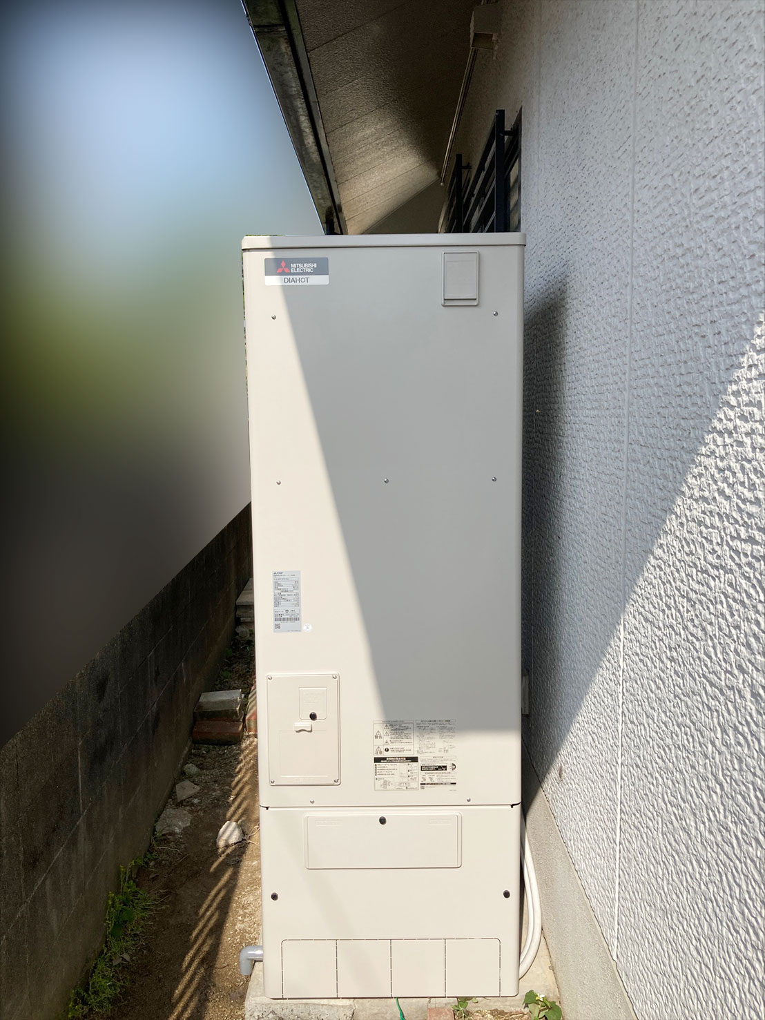 エコキュート施工後全体画像