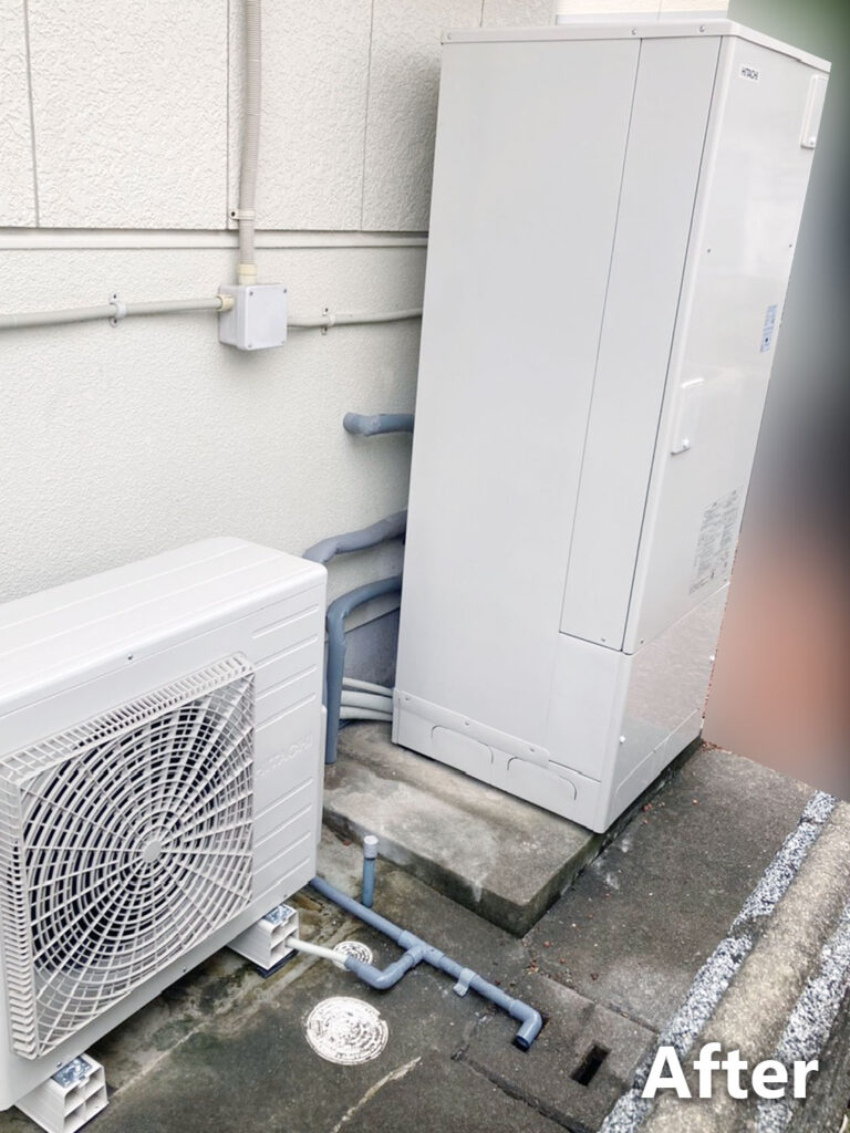 エコキュート設置後