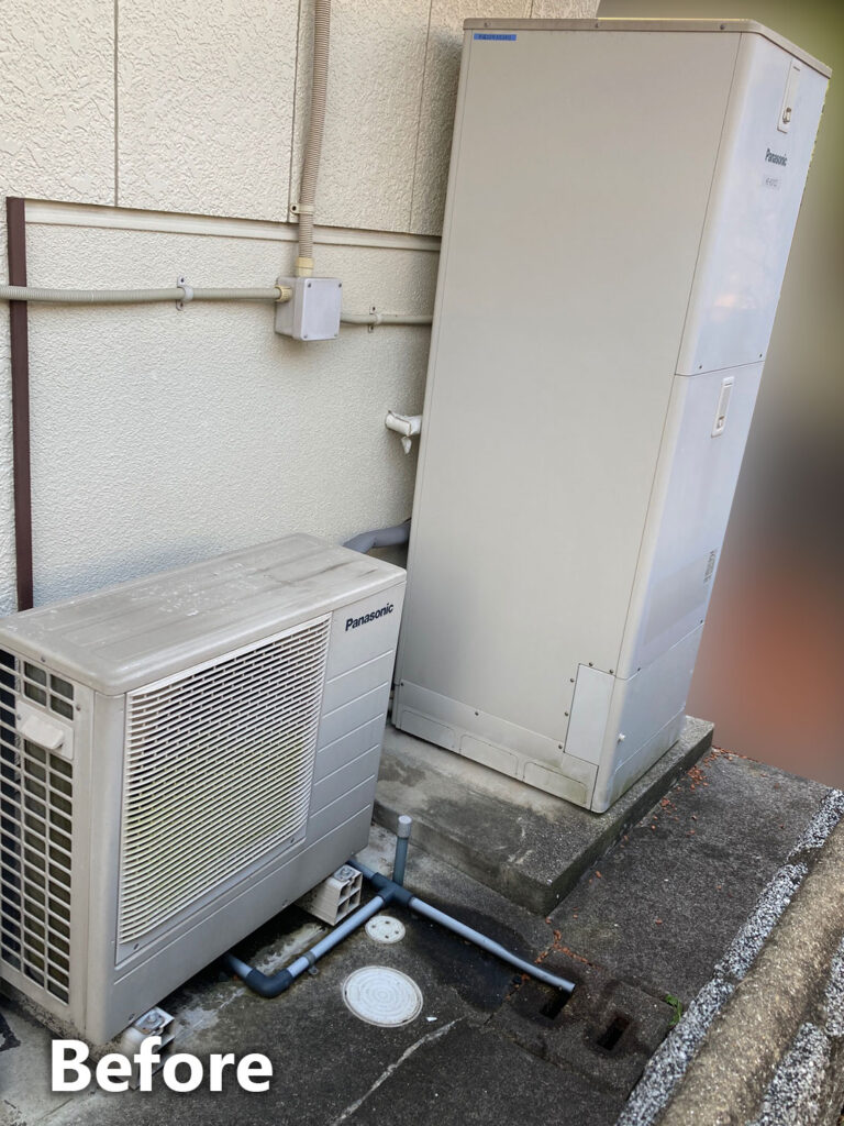 エコキュート設置前