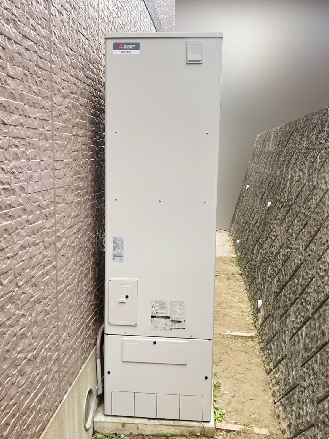 エコキュート施工後全体画像