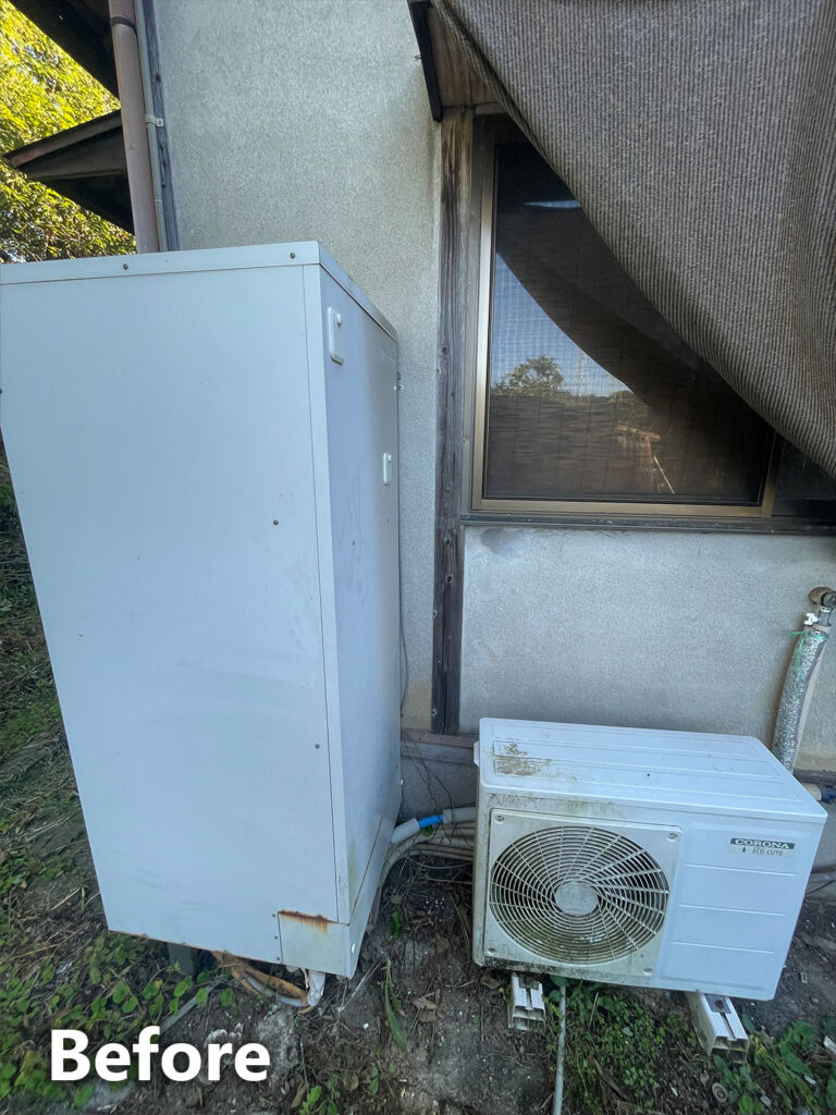 エコキュート設置前