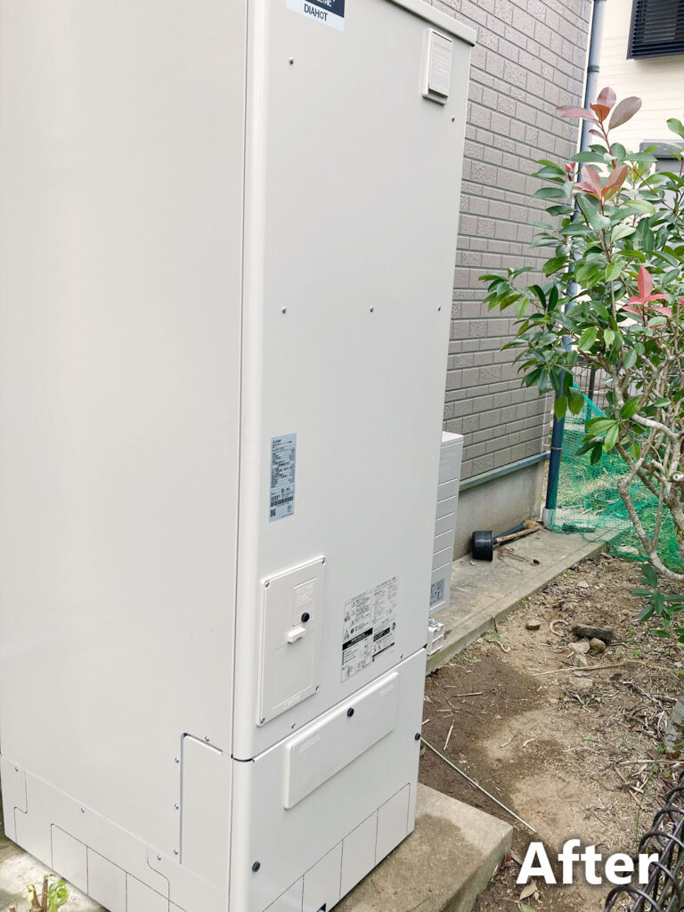 エコキュート交換後