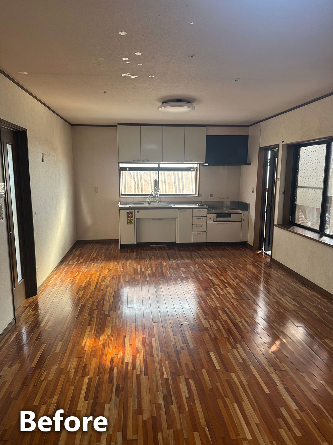 システムキッチン施工前全体写真