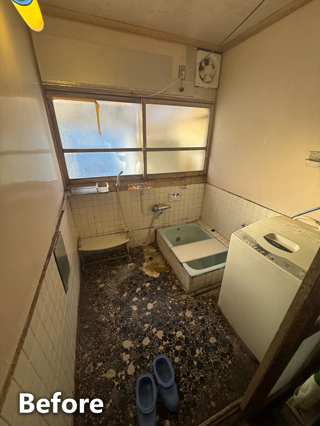 システムバス施工前全体写真