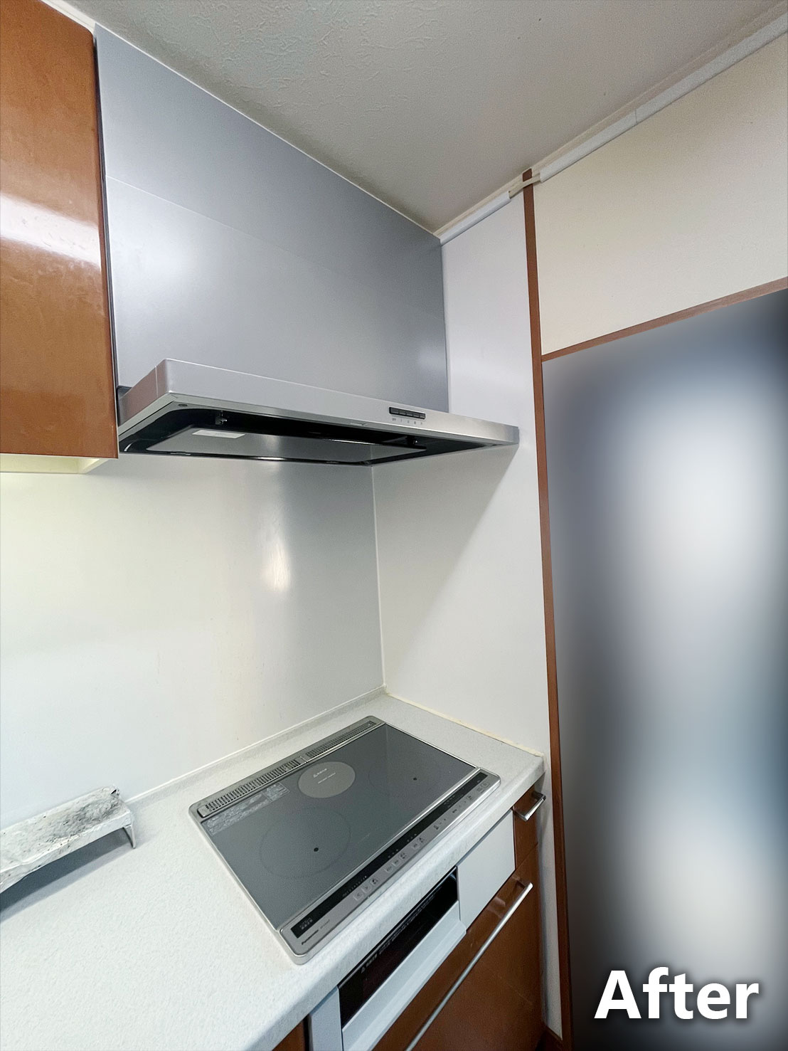 IHクッキングヒーター施工後