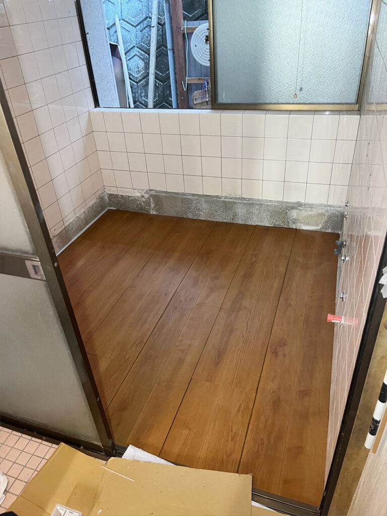 風呂場解体アフター画像