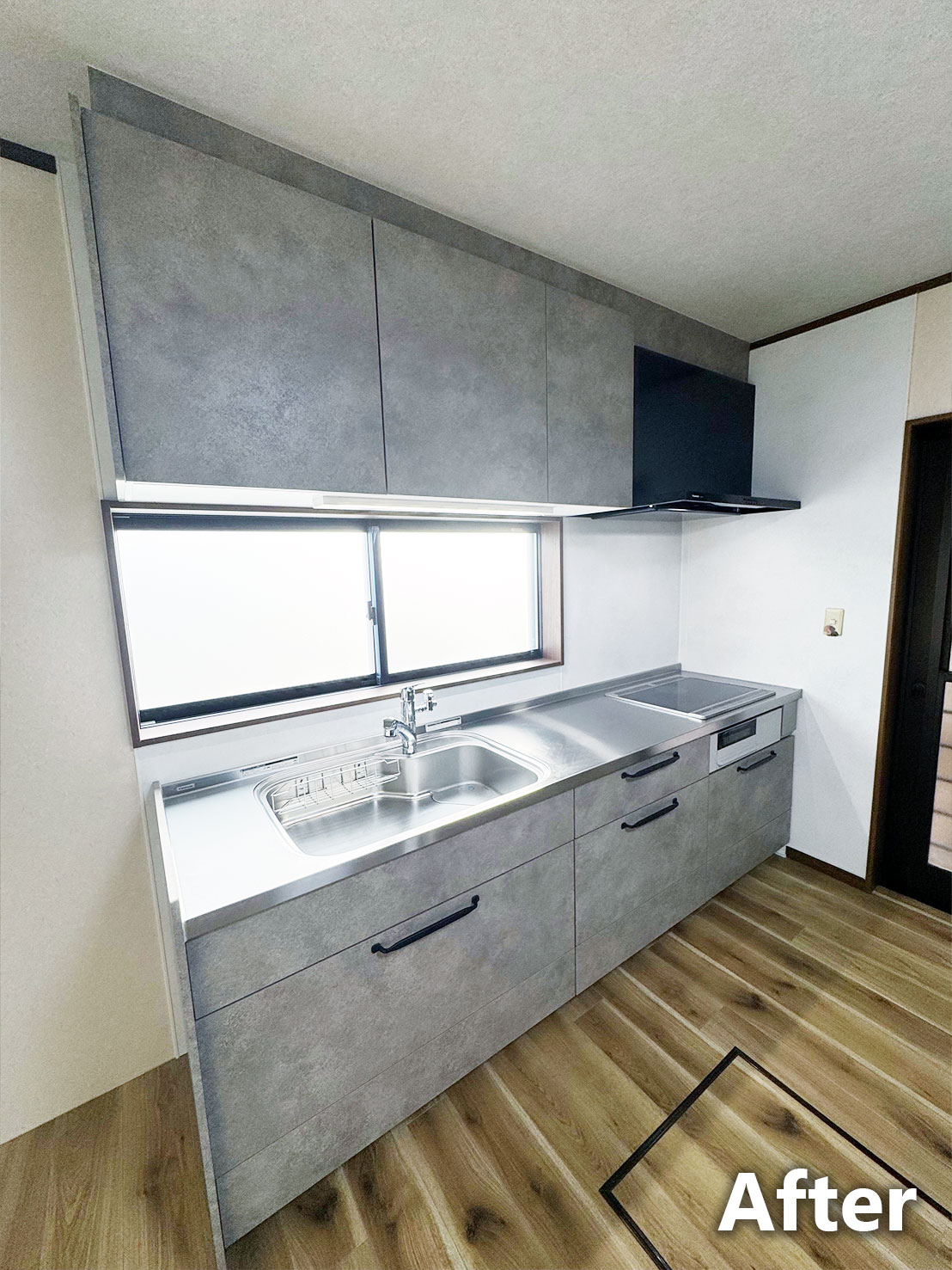 システムキッチン施工後全体写真