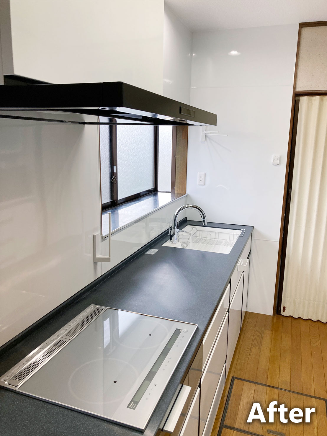 システムキッチン施工後全体写真
