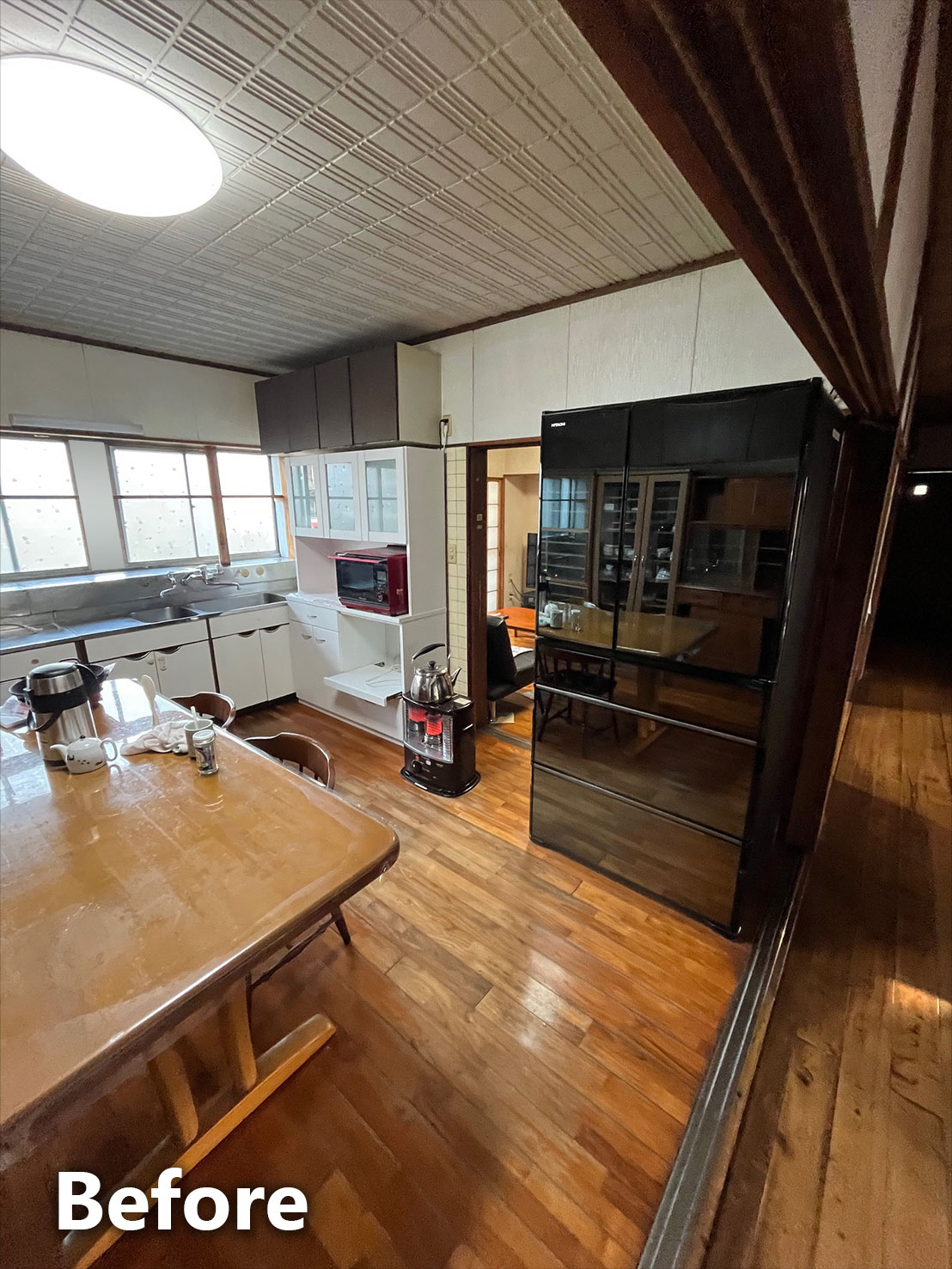 システムキッチン施工前全体写真