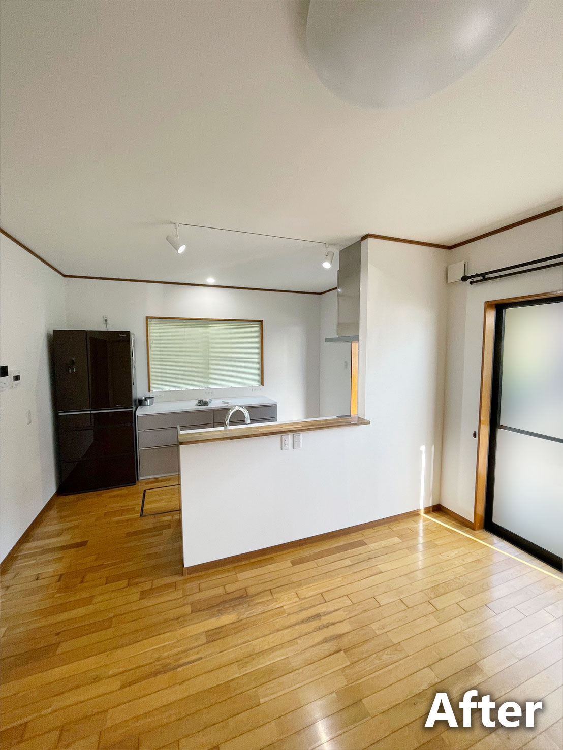 システムキッチン施工後全体写真