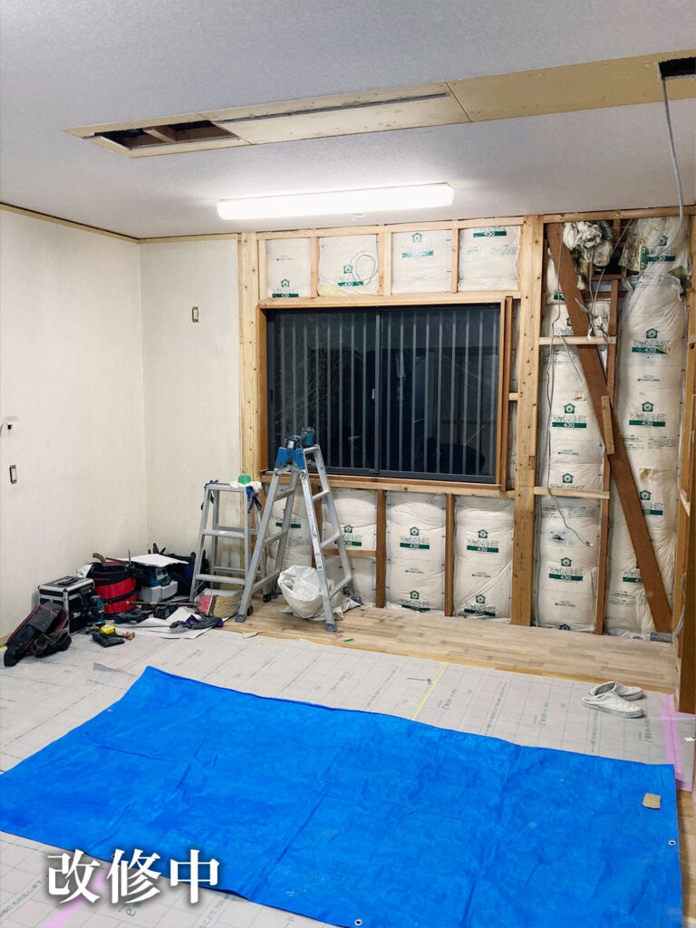 キッチンリフォーム改修中