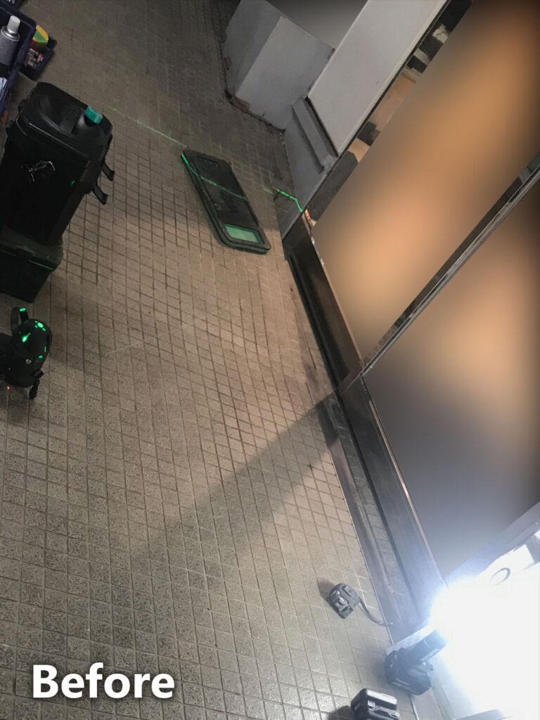 止水番設置工事前