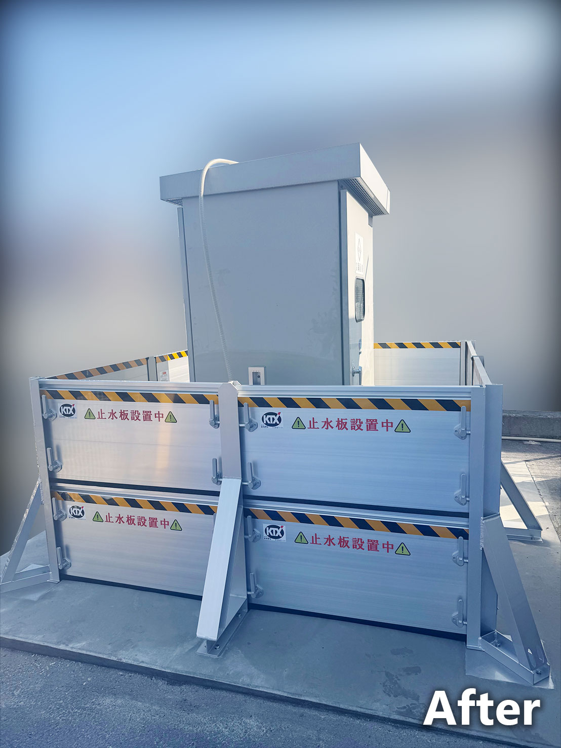 キュービクル止水番工事後