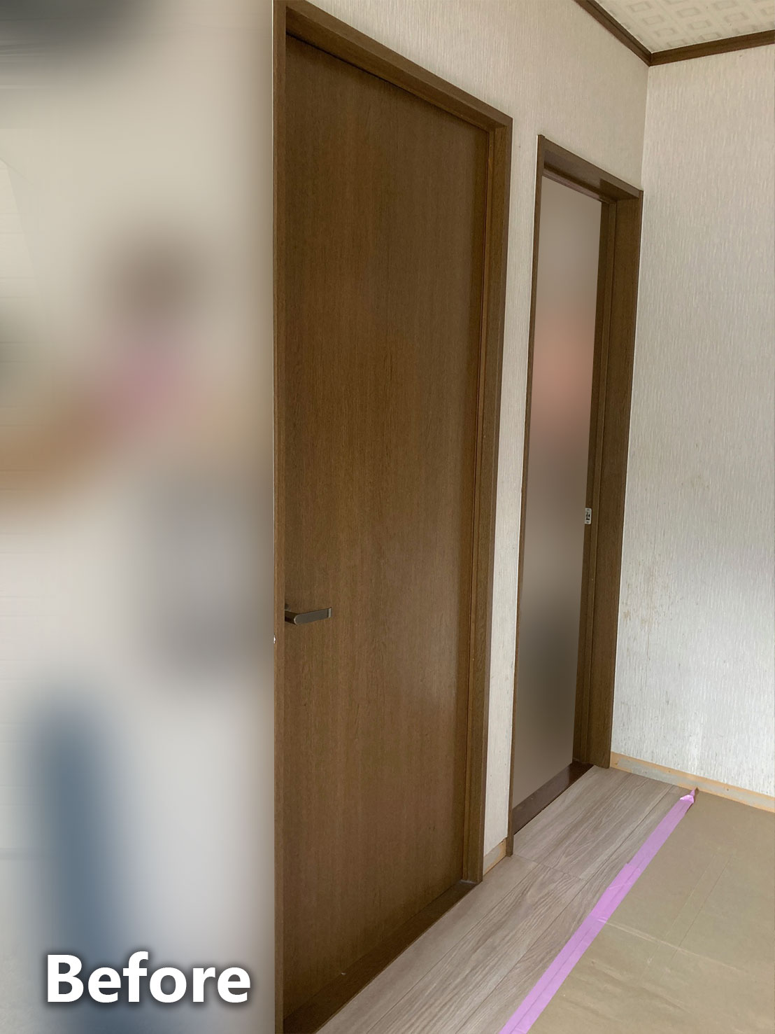 建具交換前