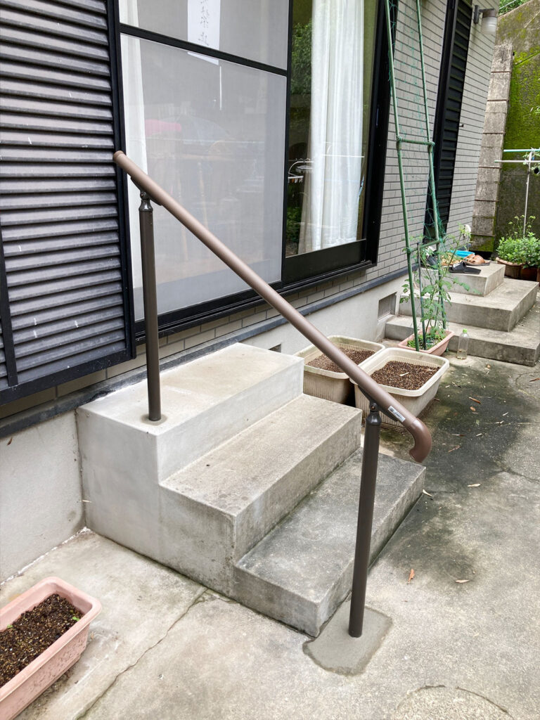 手すり取付施工アフター画像
