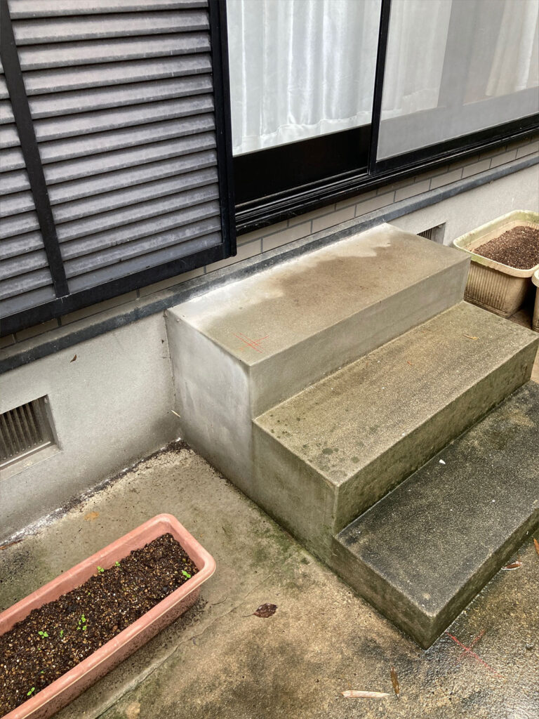 手すり取付ビフォー画像