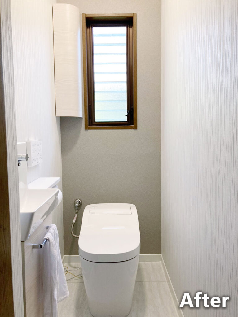 トイレ施工後
