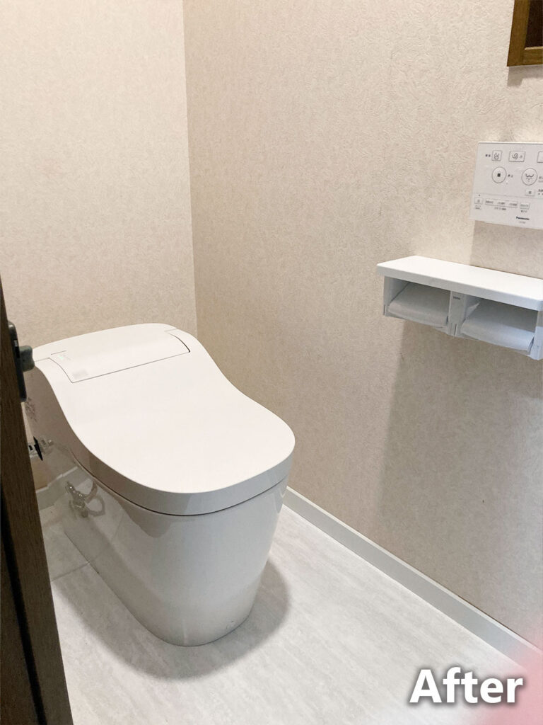 トイレ施工後