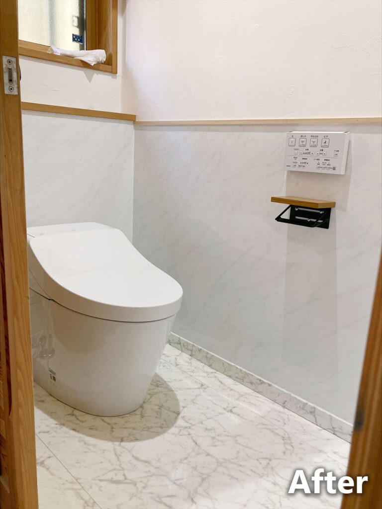 トイレリフォーム施工後