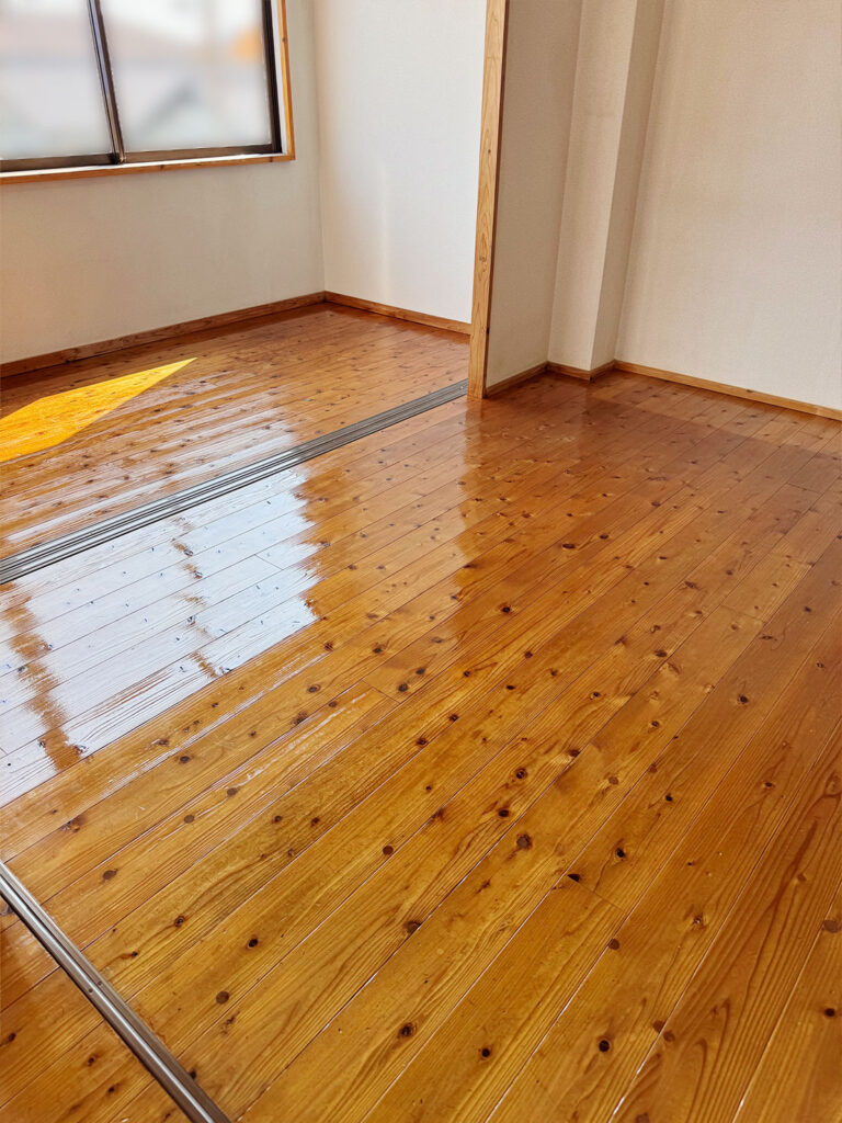 UVフロアコーティング施工画像2